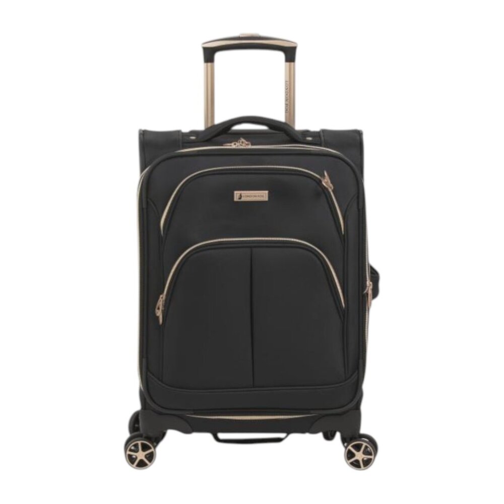 LONDON FOG 20in Bromley Softside Expandable Carry-on Spinner
